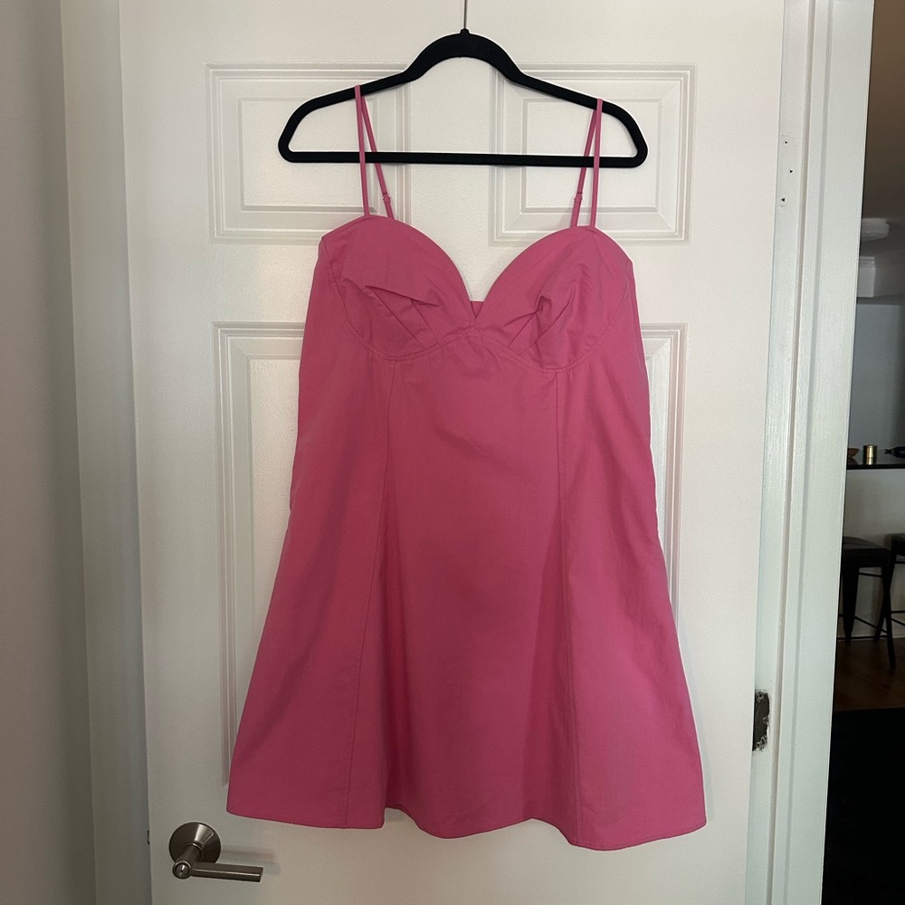 NWT Anthropologie Pink Spaghetti Strap Dress